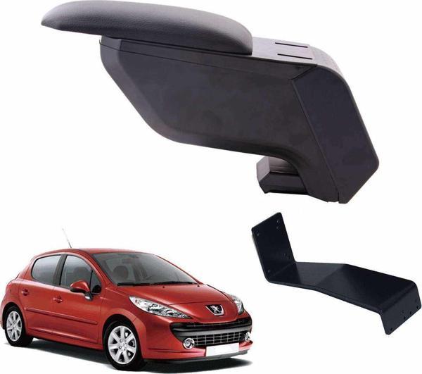 3 Tıkla Peugeot 207 2010 Delmesiz Çelik Ayaklı Siyah Kolçak Kol Dayama - Image 1