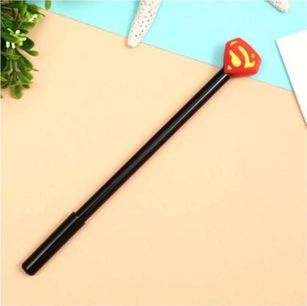 Adm Store 1 Adet Superman temalı Tükenmez Kalem Siyah Mürekkep - Image 1