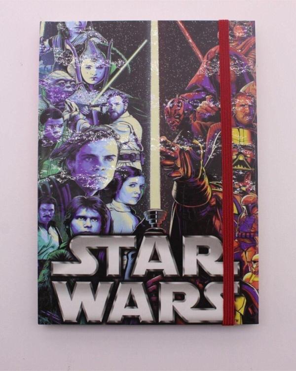 Adm Store Lastikli Çizgisiz Sert Kapak Star Wars Defter - Image 1