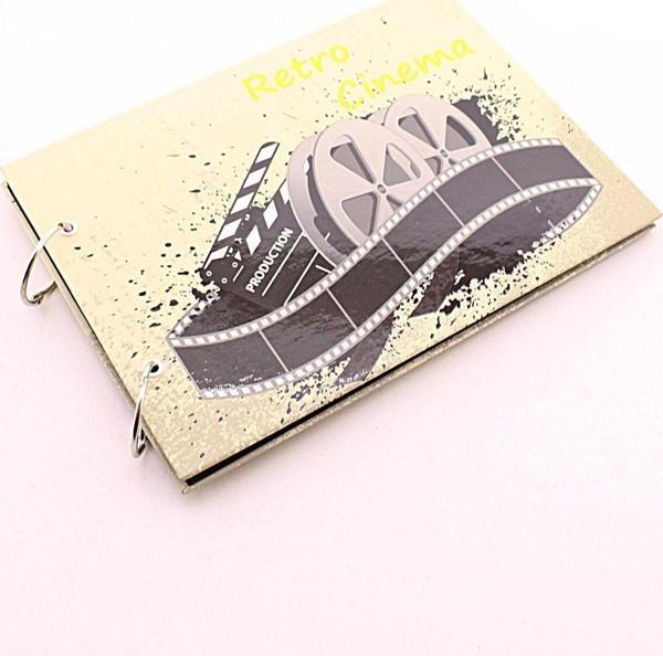 Adm Store Retro Cinema Tasarımlı Dekoratif Sevgiliye Kendin Yap Fotoğraf Albümü Retro Cinema Tasarımlı - Image 1