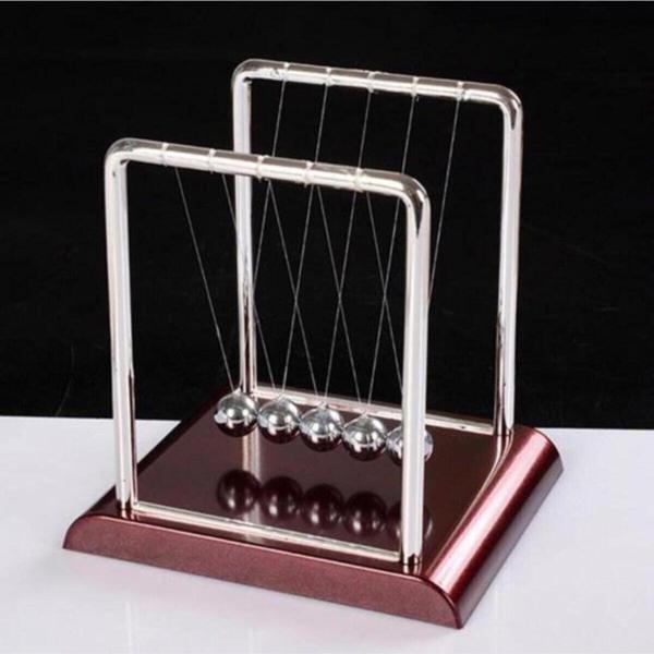 Adm Store Newton Balans Denge Topu Ofise Hediye Orta Boy Biblo Dekoratif Denge Topları Newtons Balance Ball - Image 1