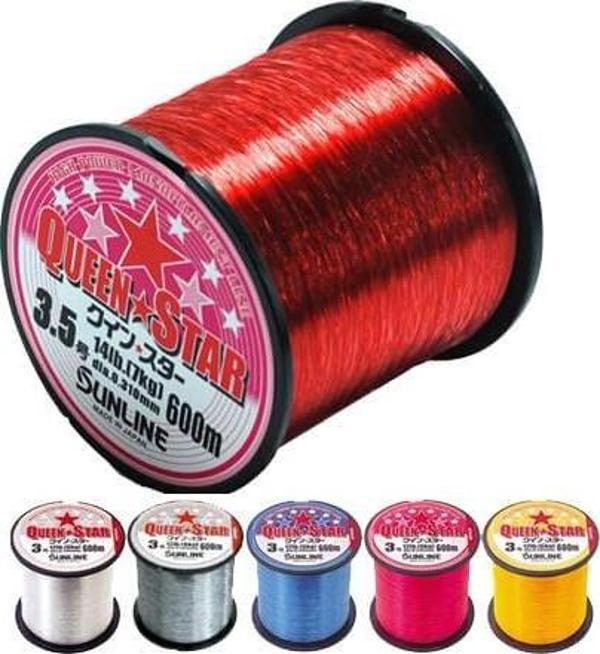 Sunline Queen Star Monoflament Misina YELLOW-0.66MM - 600MT - 35KG - Image 1