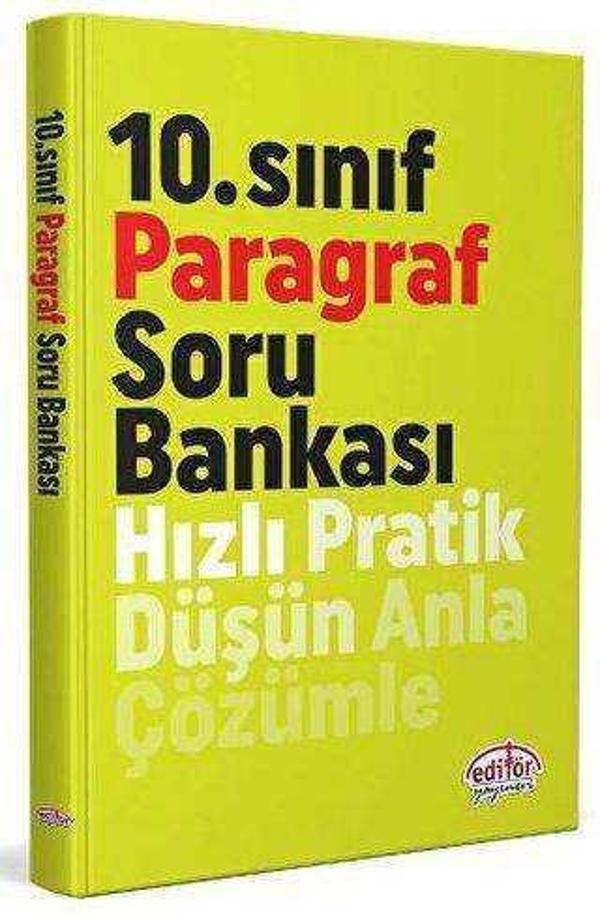 10.SINIF PARAGRAF SORU BANKASI HIZLI PRATİK - EDİTÖR - Editör - Image 1