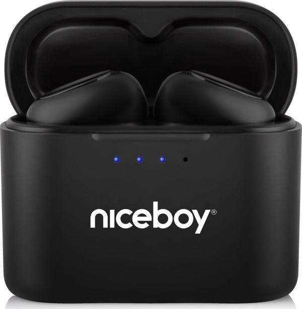 Niceboy Hıve Podsie 3 Siyah Kablosuz Bluetooth 5.1 35 Saat Pil Ömürlü Kulaklık - Image 1