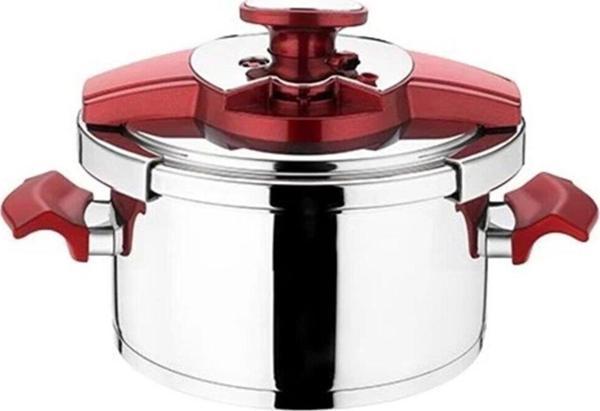 Aryıldız Milano 5.5 Lt Düdüklü Tencere - Red - Image 1