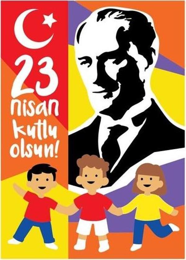 23 Nisan Ulusal Egemenlik ve Çocuk Bayramı Eko Kum Boyama Seti 10 Adet-Red Castle 23NSN-101 - Image 1