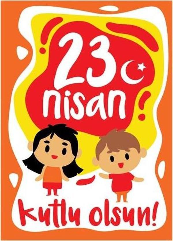 23 Nisan Ulusal Egemenlik ve Çocuk Bayramı Eko Kum Boyama Seti 10 Adet-Red Castle 23NSN-103 - Image 1