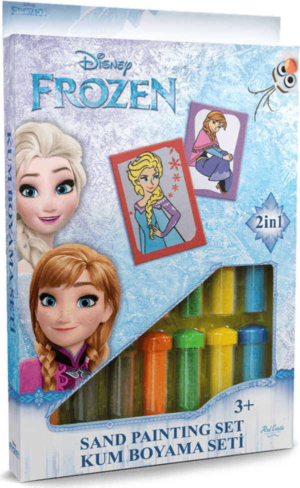 Eğitici ve Eğlenceli Kum Boyama Seti Karlar Ülkesi-Elsa& Anna DS-17 - Image 1