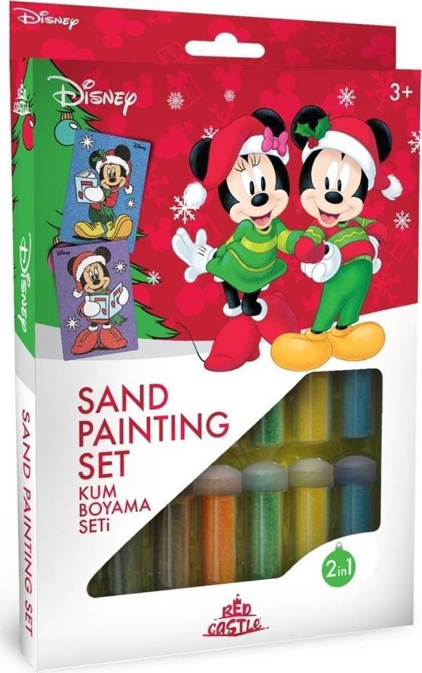 Eğitici ve Eğlenceli Kum Boyama Seti-Disney Mickey Clup & Happy New Year DS-36 - Image 1
