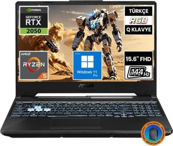 Asus Tuf Gaming A15 FA506NF-HN050A20 Ryzen5 7535HS 8gb 512SSD RTX2050 15.6 Fullhd W11P Taşınabilir BILGISAYAR-CNT021 - Image 1