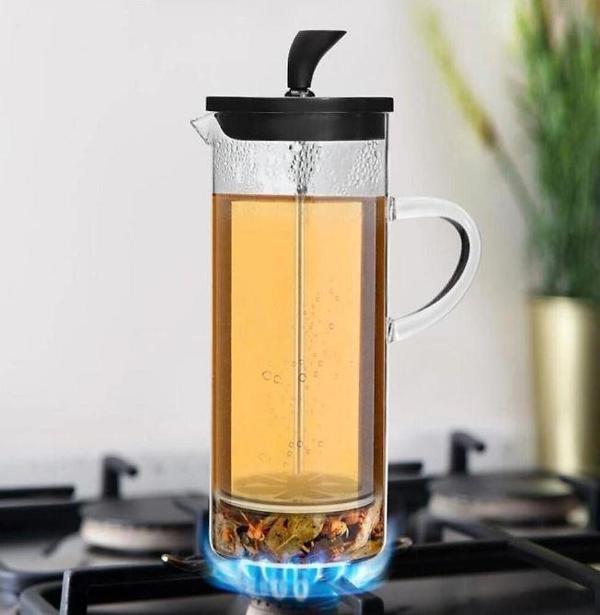 Cambu Ateşe Dayanıklı 600 Ml 17 Cm Borosilikat French Press - Image 1