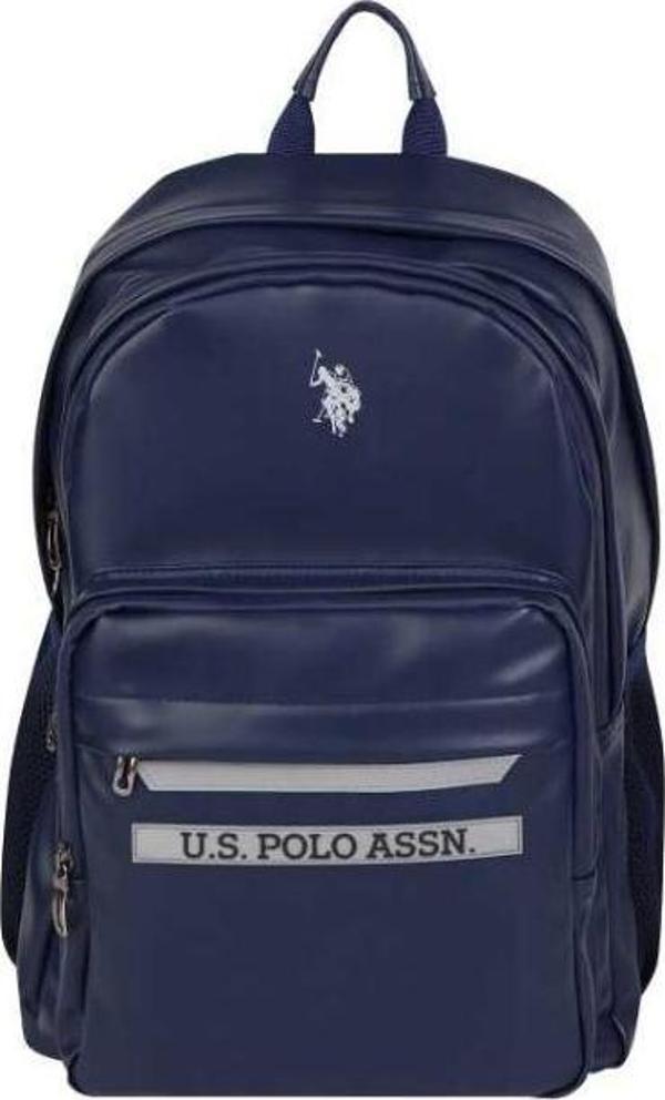U.S. Polo Assn. PLCAN24216 Lacivert Deri Sırt Çantası - Image 1