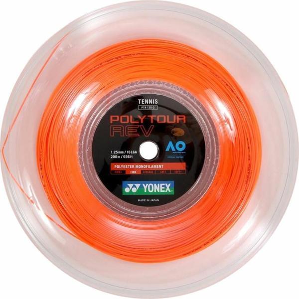 Yonex Poly Tour Rev 1.25 Rulo 200M Turuncu Tenis Kordajı - Image 1
