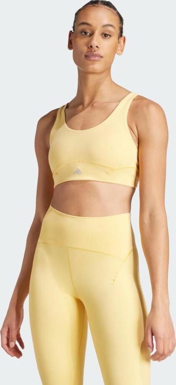 Adidas IU1672 All Me Luxe Medıum-Support Bra Sarı  - Image 1