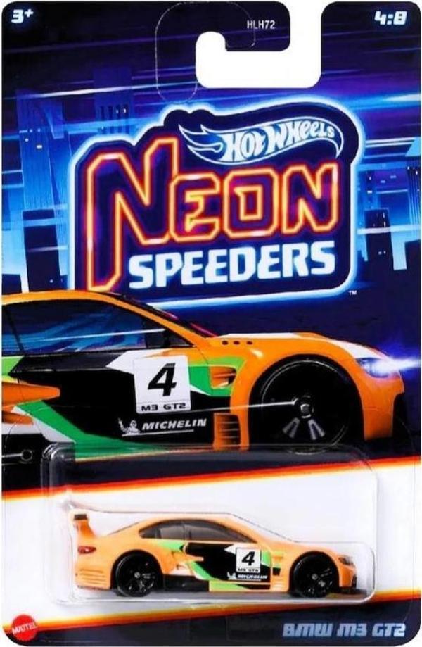 Hot Wheels Neon Speeders BMW M3 GT2 - Image 1