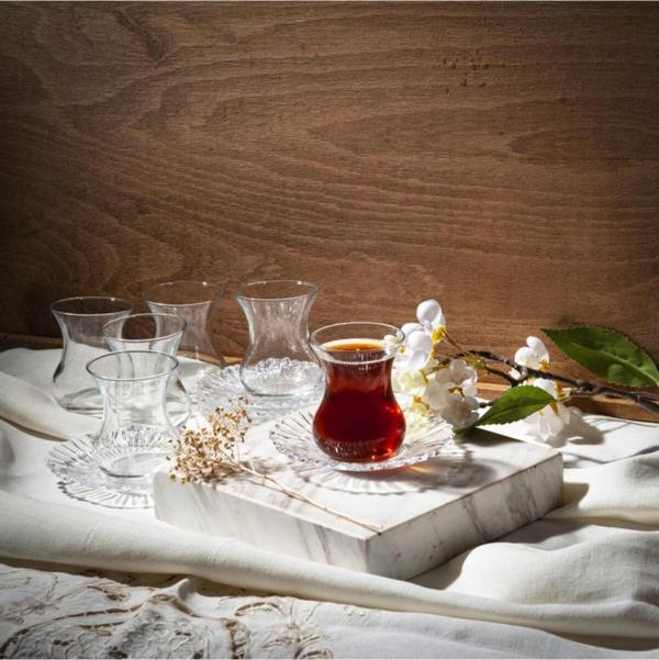 Paşabahçe 95961 aurora çay takımı - çay seti 12 parça - Image 1