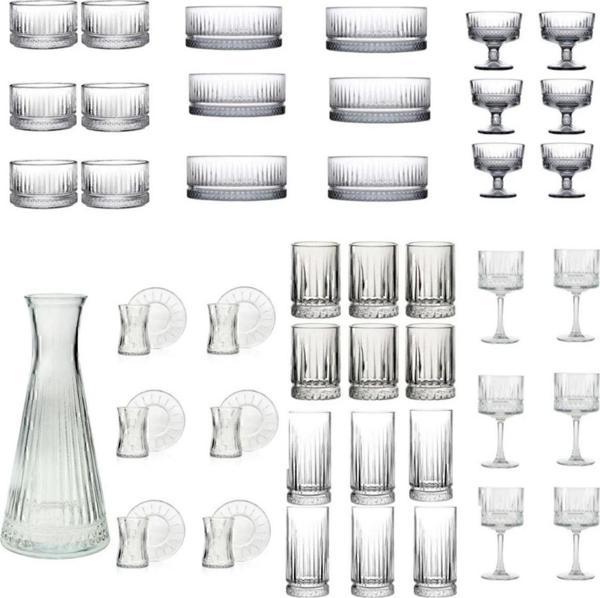Paşabahçe Elysia 49 Parça Sunumluk - Çerezlik - Dondurmalık Full Çeyiz Seti - Image 1