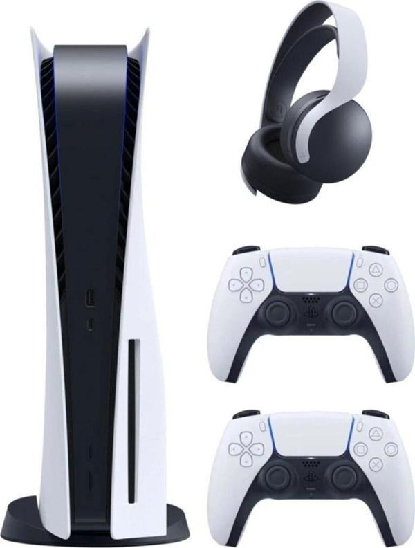 Sony Playstation 5 (İthalatçı Garantili) + 2. Kol + Ps5 Pulse 3D Kulaklık - Image 1