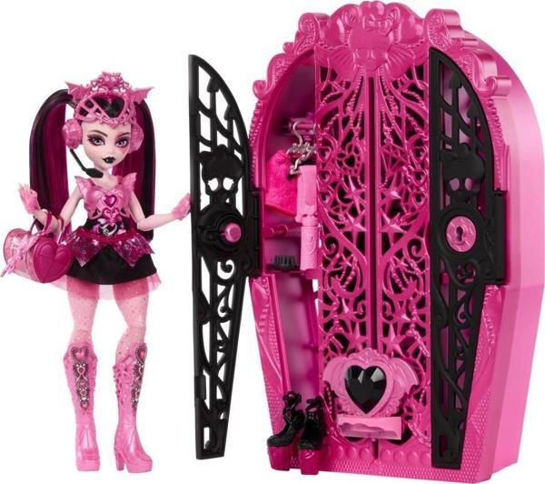 Monster High Skulltimate Secrets Monster Mysteries Oyun Seti, 19+ Sürprizli Draculaura Bebek 4. SERİ - Image 1