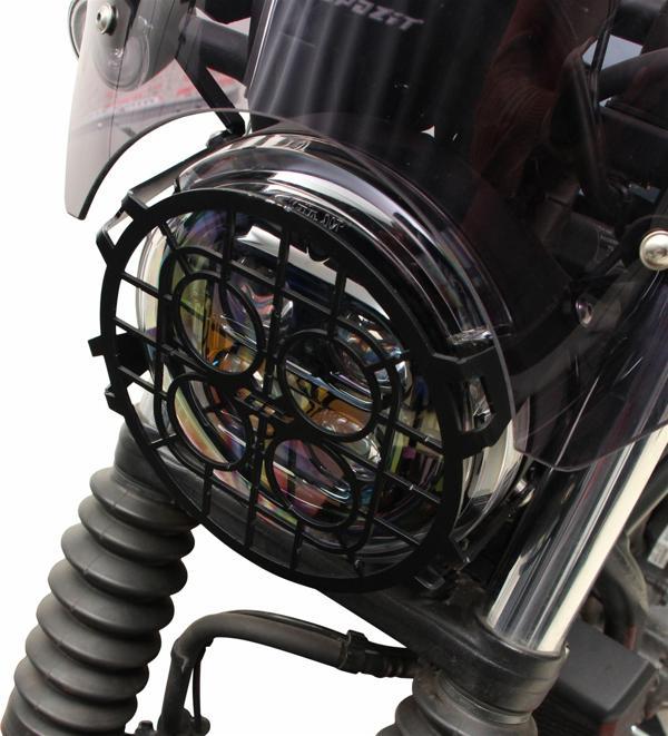 GP Kompozit Honda CL 250 2023-2024 Uyumlu Far Koruma Siyah - Image 1