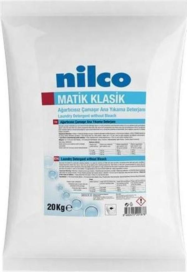 Nilco MATIK KLASIK 20KG AĞARTICISIZ ANA YIKAMA TOZ DETERJAN - Image 1