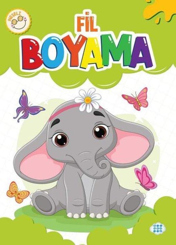 Neşeli Fil Boyama - Dokuz Yayınları - Image 1