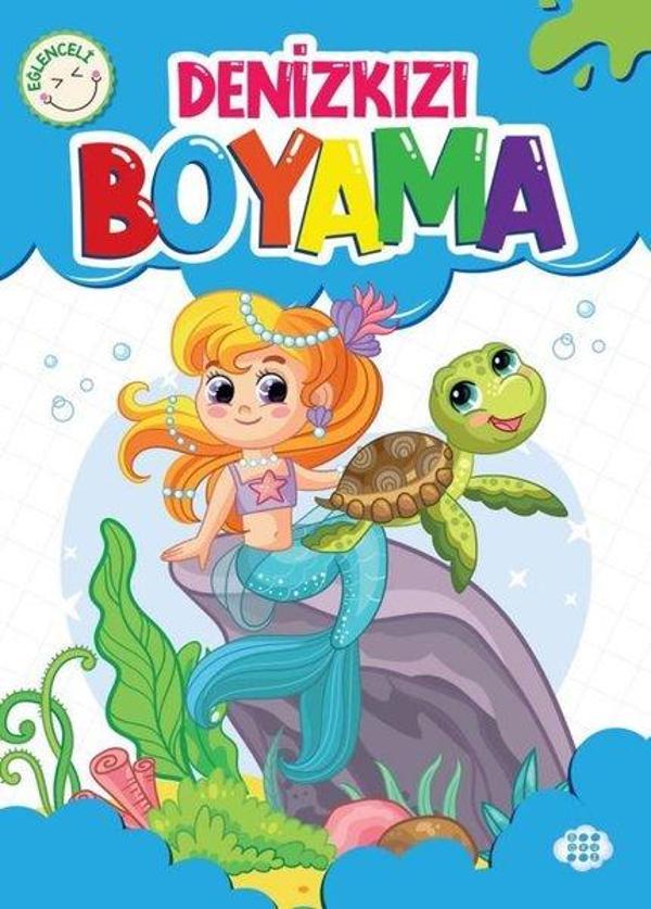 Eğlenceli Denizkızı Boyama - Dokuz Yayınları - Image 1
