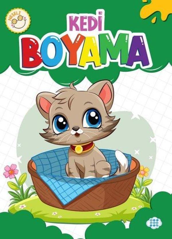Neşeli Kedi Boyama - Dokuz Yayınları - Image 1