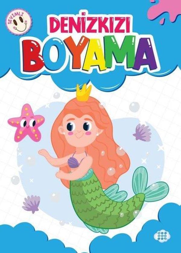 Sevimli Denizkızı Boyama - Dokuz Yayınları - Image 1