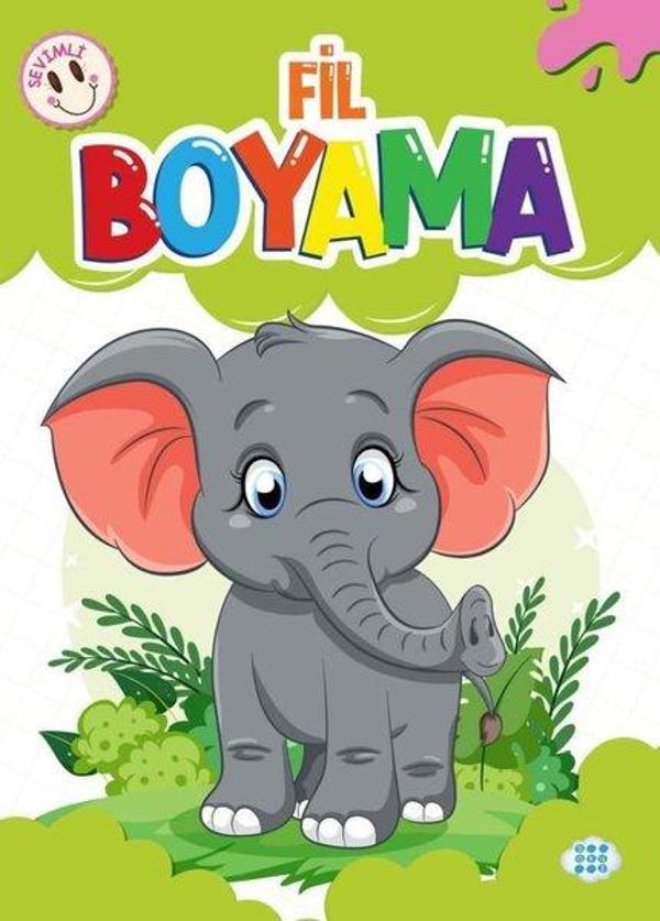 Sevimli Fil Boyama - Dokuz Yayınları - Image 1