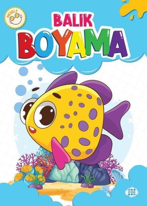 Neşeli Boyama Seti - 10 Kitap Takım - Dokuz Yayınları - Image 1