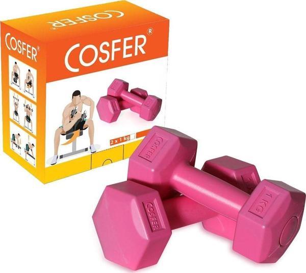 Cosfer 1 Kg X 2 Adet Plastik Dambıl - Image 1