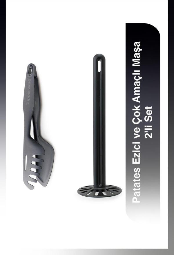 Patates Ezici ve Çok Amaçlı Maşa 2'li Set - Image 1