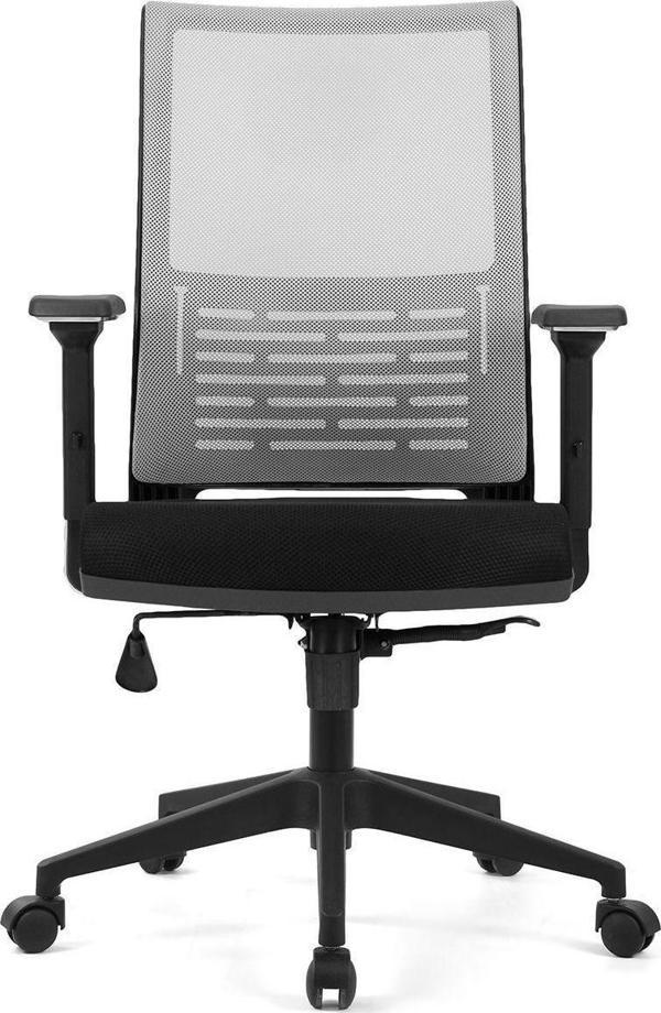 Herkese Mobilya Carina Gri Fileli Pls Çalışma Koltuğu Ofis Koltuğu - Image 1