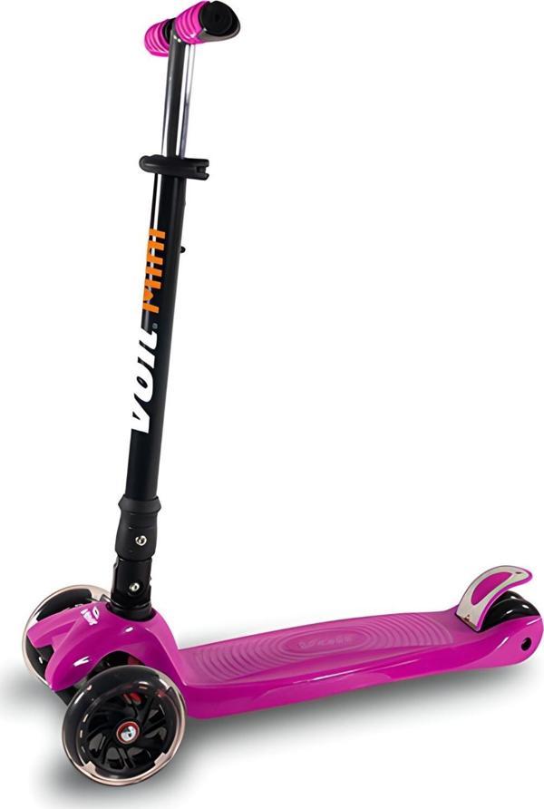 Voit 218 Katlanabilir Işıklı 3 Teker Çocuk Scooter Fuşya 8Vtoy218/090 - Image 1