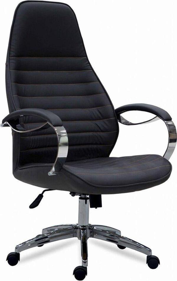 Herkese Mobilya Sancak Siyah Deri Makam Koltuğu - Image 1