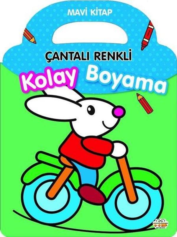 Mavi Kitap - Çantalı Renkli Kolay Boyama - 0-6 Yaş Yayınları - Image 1