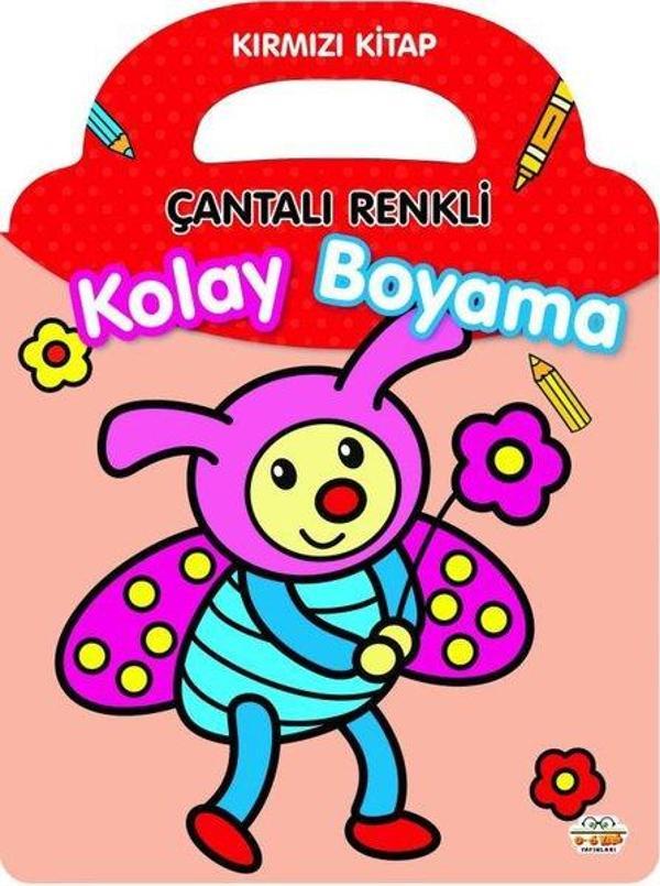 Kırmızı Kitap - Çantalı Renkli Kolay Boyama - 0-6 Yaş Yayınları - Image 1