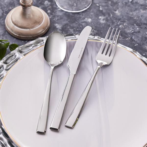 Karaca New Linus Elegance 60 Parça 12 Kişilik Çatal Kaşık Bıçak Takımı - Image 1
