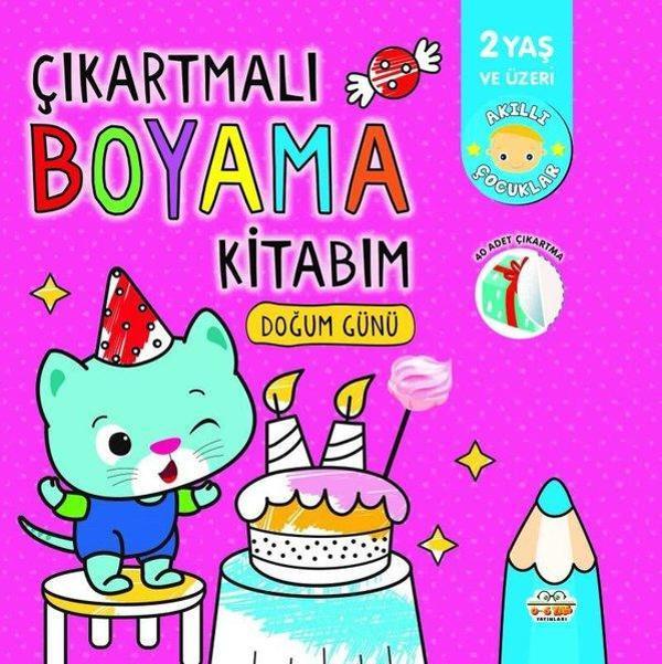 Çıkartmalı Boyama Kitabım - Doğum Günü - 2 Yaş ve Üzeri - Akıllı Çocuklar - 0-6 Yaş Yayınları - Image 1