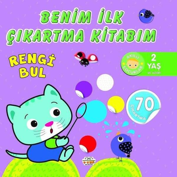 Benim İlk Çıkartma Kitabım - Rengi Bul - 2 Yaş ve Üzeri - Akıllı Çocuklar - 0-6 Yaş Yayınları - Image 1