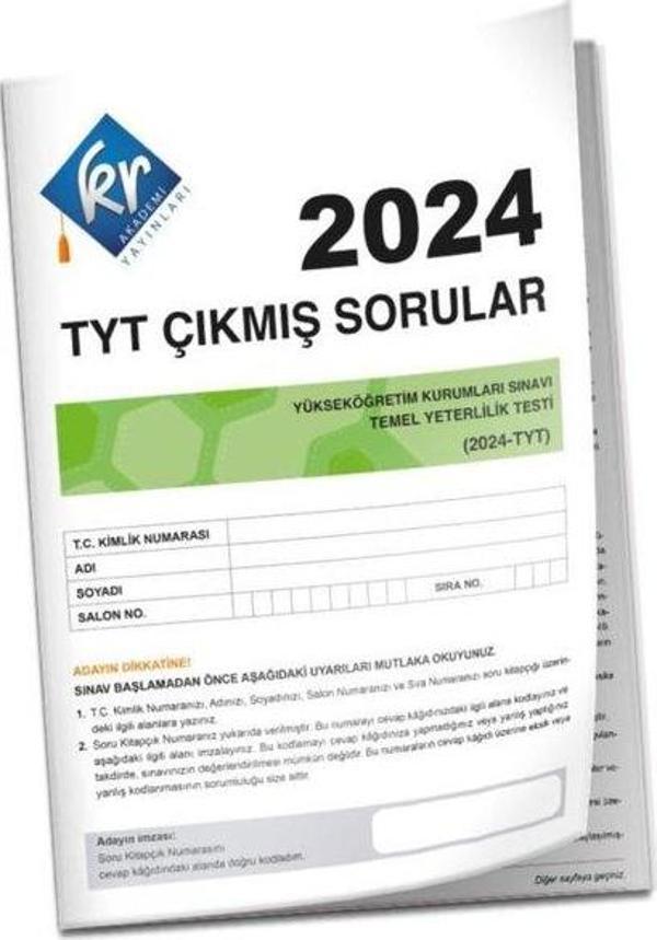 2024 TYT Çıkmış Sorular - KR Akademi - Image 1