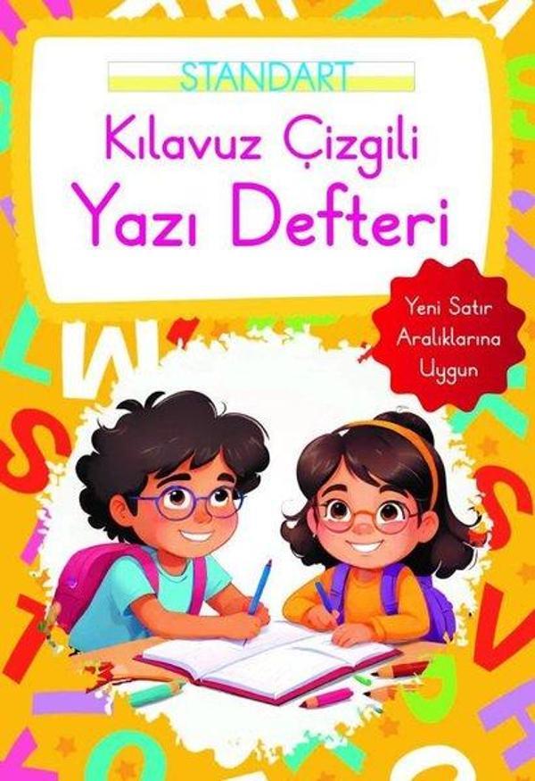 Kılavuz Çizgili Yazı Defteri Küçük Boy - Turuncu - Parıltı Yayınları - Image 1