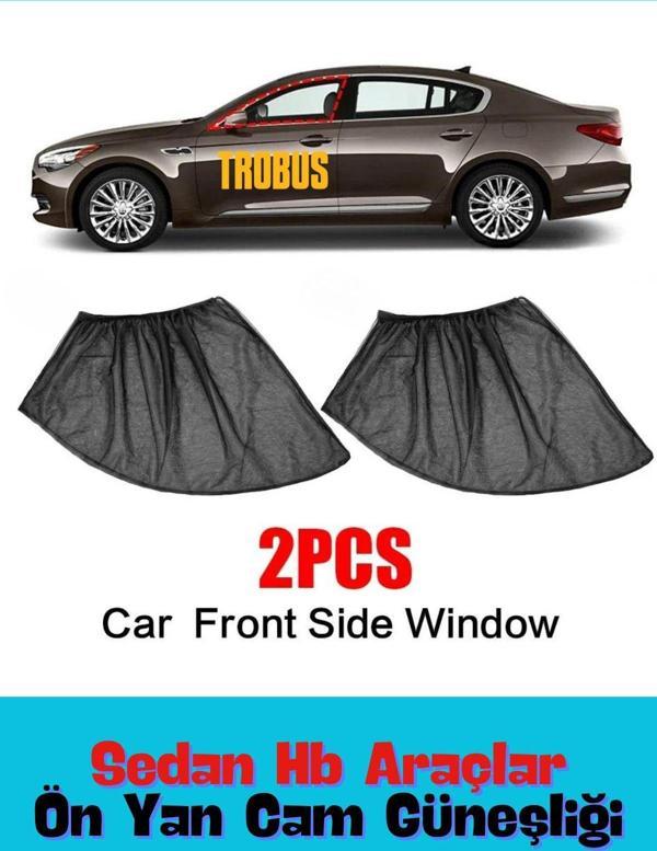 TROBUS Lexus ES 1989 - 1991 Sedan Uyumlu Yan Cam Güneşliği Ön veya Arka - Image 1