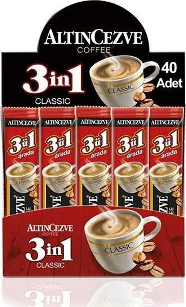 Altıncezve 3ü1 Arada | Üçü bir arada Classic 40′ lı Paket (Tek İçimlik) 15 Gr x 40 Adet - Image 1