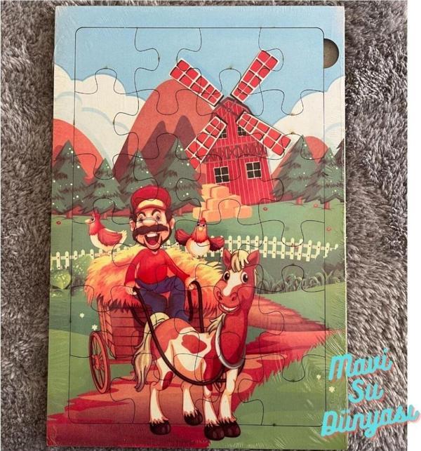 mavisudünyası Çocuk Ahşap Puzzle - Image 1
