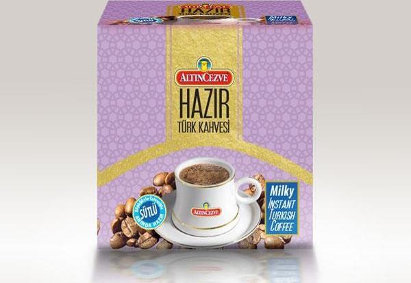 Altıncezve Hazır Türk Kahvesi Sütlü-Şekerli 20' li Paket (20 Adet x 11 Gr) - Image 1