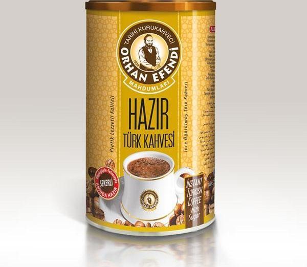Altıncezve Orhan Efendi Hazır Türk Kahvesi Şekerli Teneke 500 Gr - Image 1