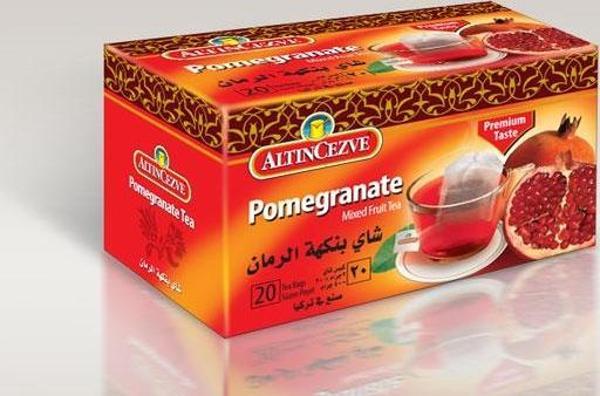 Altıncezve Pomegranate Nar Aromalı Süzen Poşet Çay 20'li - Image 1