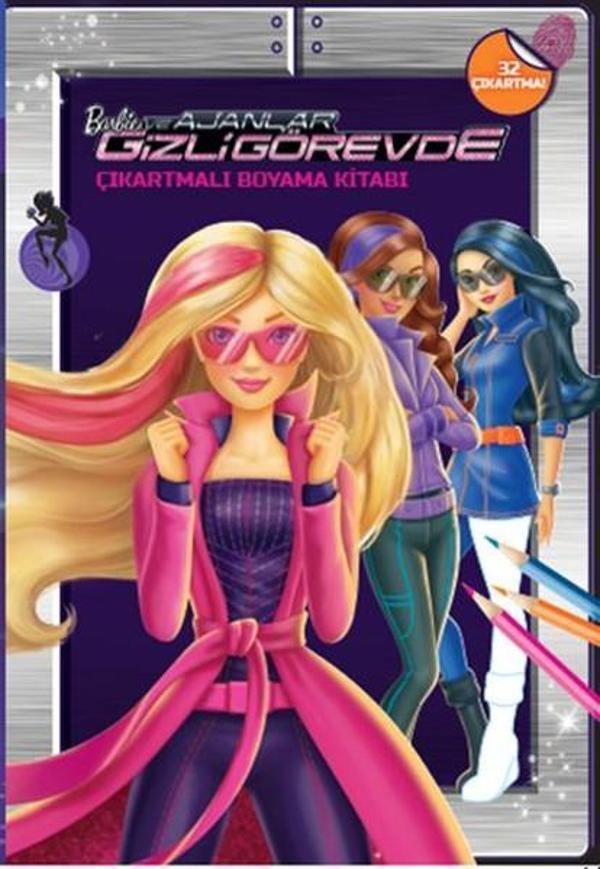 Barbie ve Ajanlar Gizli Görevde - Çıkartmalı Boyama Kitabı - Doğan ve Egmont Yayıncılık - Image 1